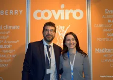 Marcello Sbrighi and Aurora Kamami from Coviro Quality Plants, a breeding company from Ravenna.